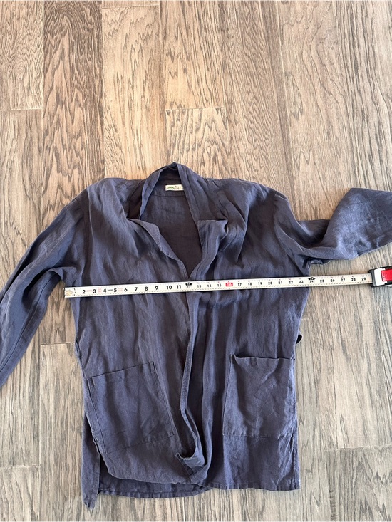 ecolini Jackets & Blazers - Men's Lightweight Open-Front Shirt Jacket — Slate Gray